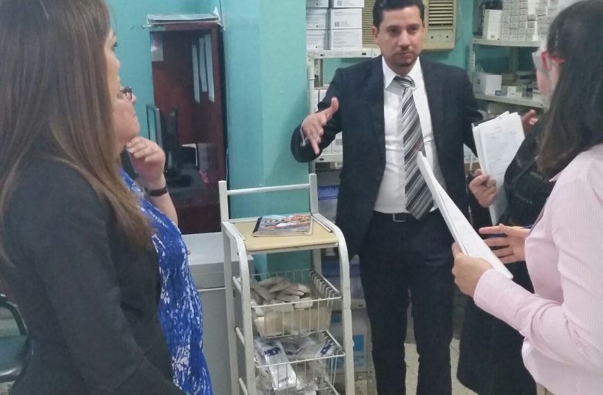 Comisión CDC. De Atlanta en supervisión del proyecto TB/HIV en el hospital Juan XXlll