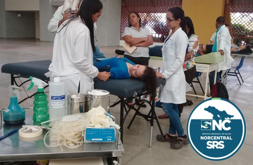 Regional de Salud ll Norcentral y PUCMM realizan jornada donación de sangre